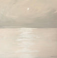 Blushed 32w x 32h Acrylic on Deckeled Paper Framed No Plexiglass