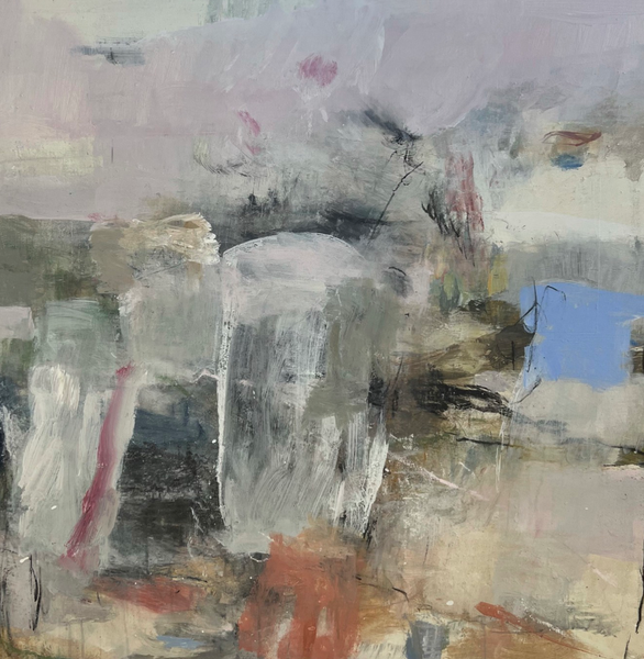 Unknown Shore 36w x 36h" By Anne Holtermann