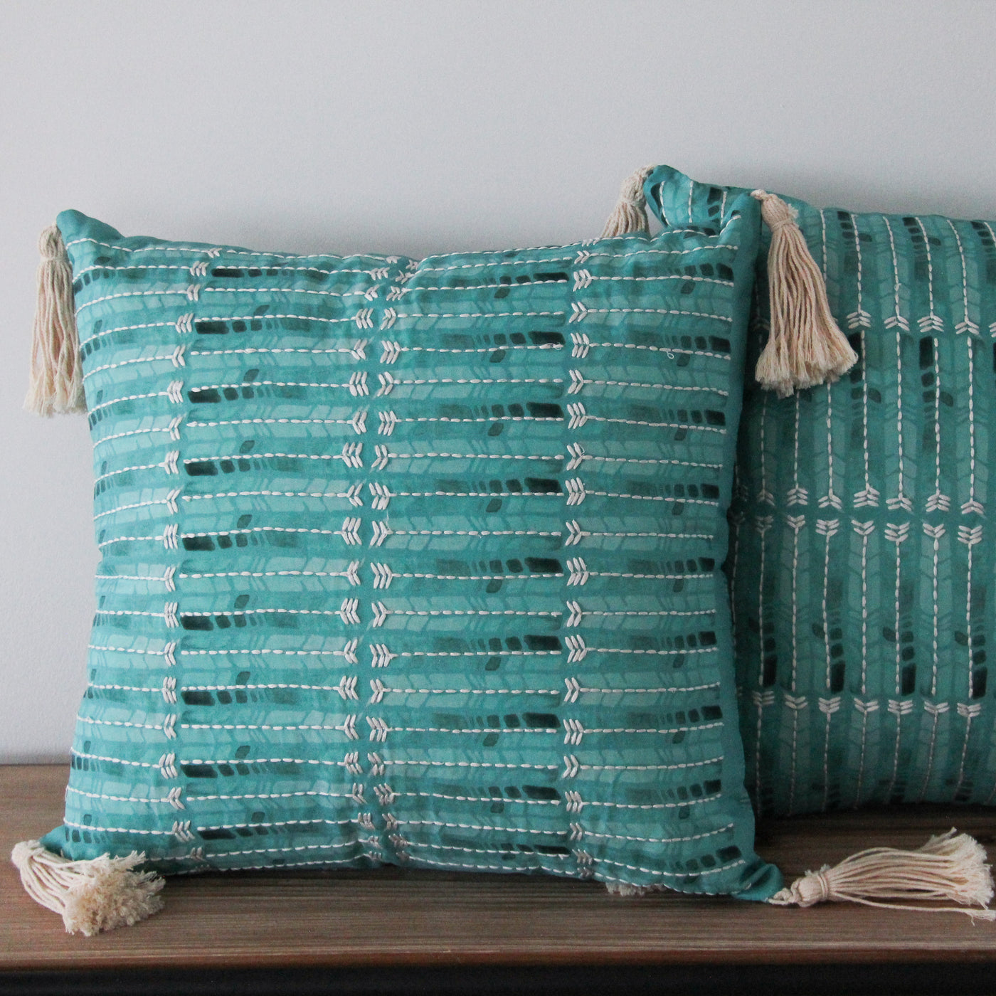 Jade Throw Pillow set of 2