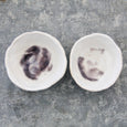 Porcelain + Crushed Glass Pinch Pot