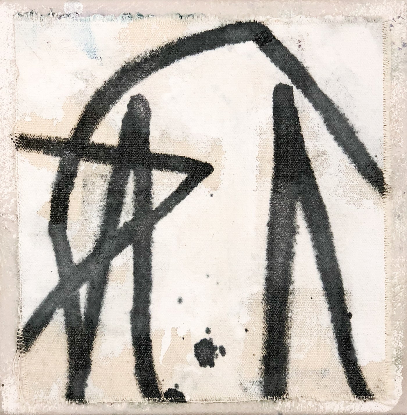 8in. Mixed Media Square VIII