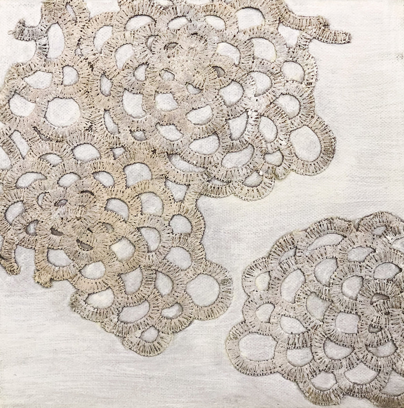 8in. Mixed Media Square IX