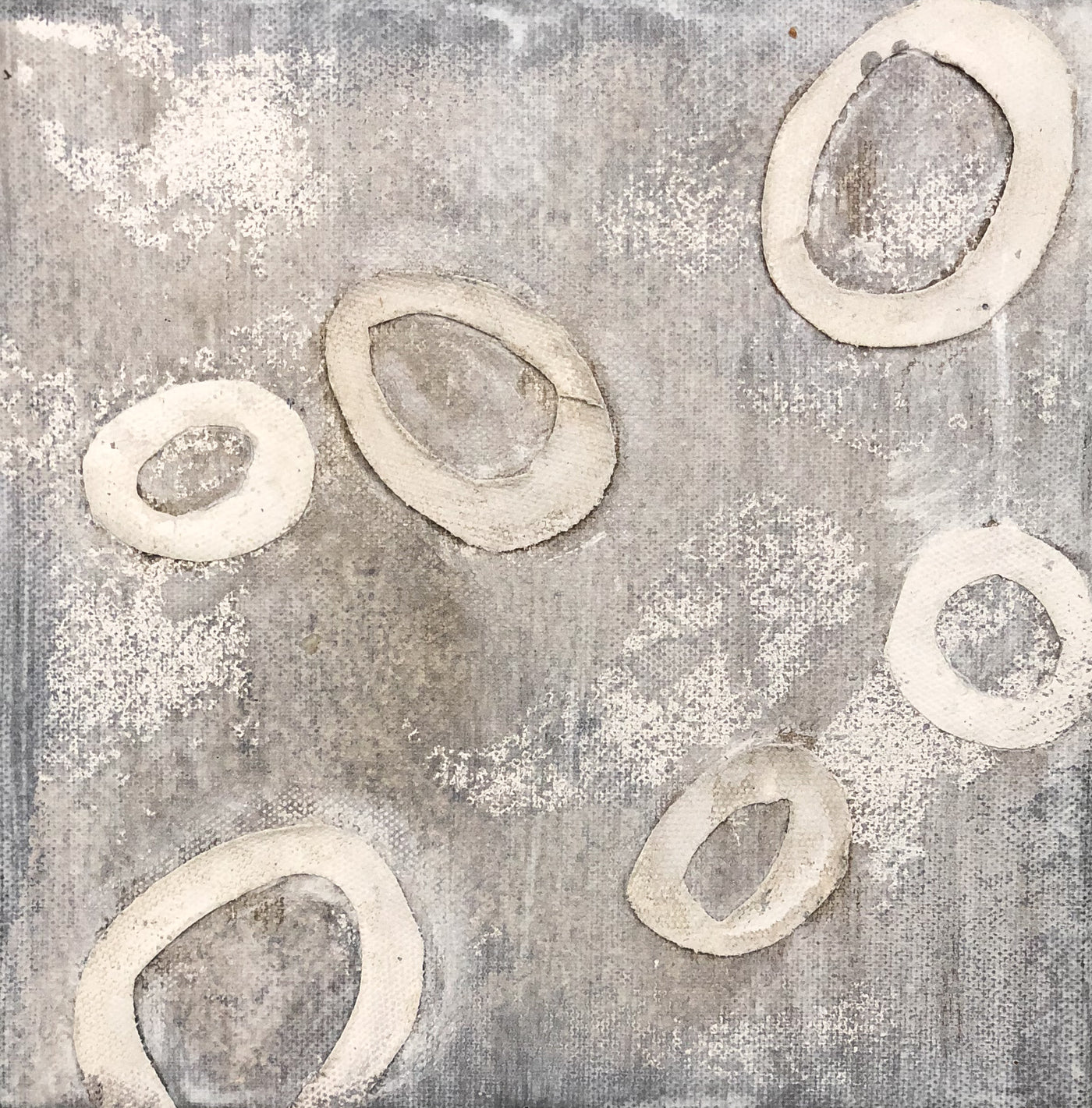 8in. Mixed Media Square X