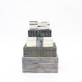 Black And White Striped Bone Box