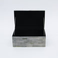 Black And White Striped Bone Box