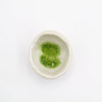 Porcelain + Crushed Glass Pinch Pot