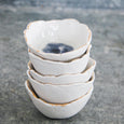 Porcelain + Crushed Glass Pinch Pot