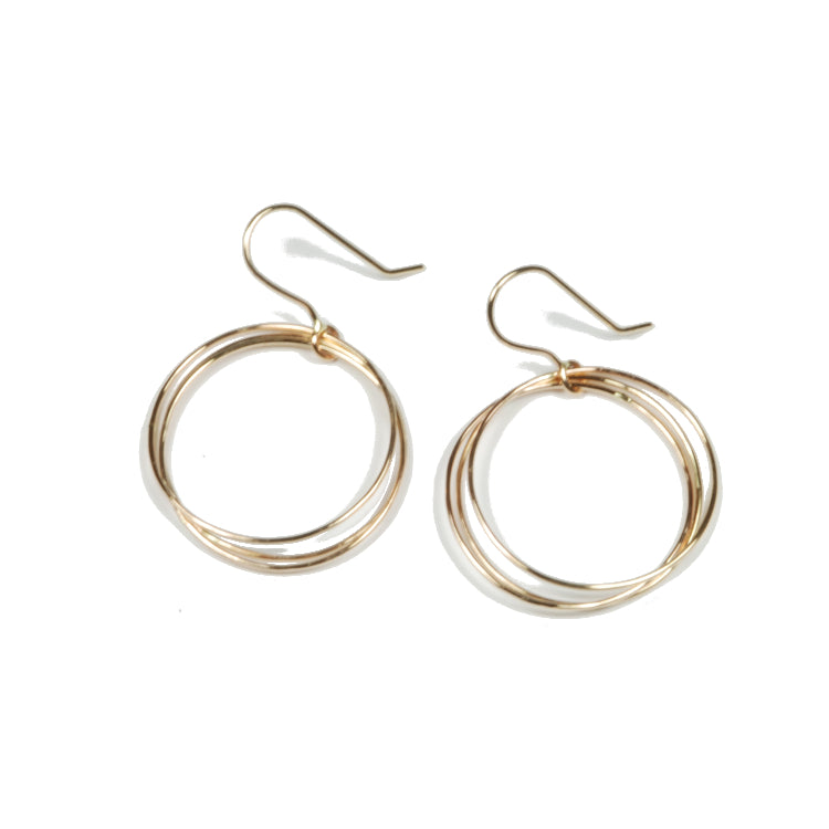 Tres Sol Hoop Earrings