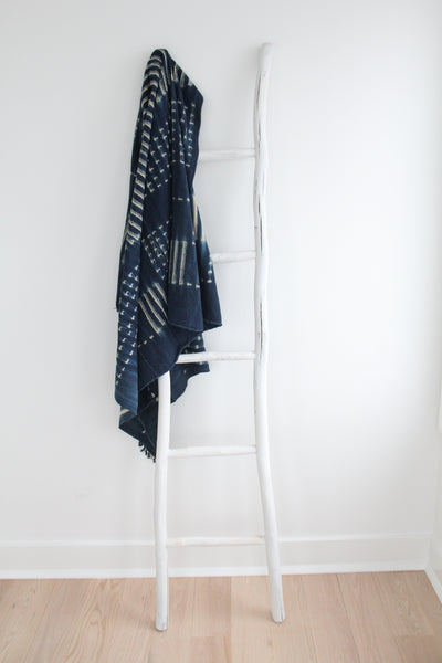 Stripe Indigo Blanket