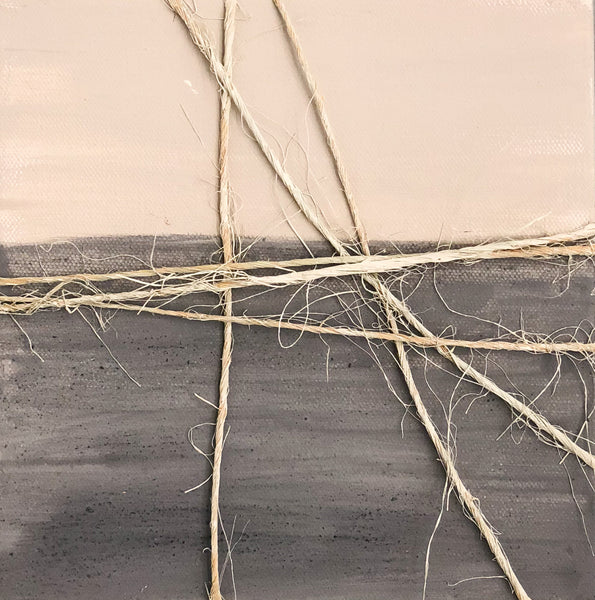 8in. Mixed Media Square IV