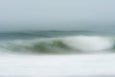 Montauk Wave 28h x 40w" Matte Finish White Oak Frame