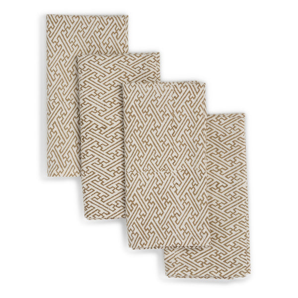 Golden Labyrinth Napkin Set