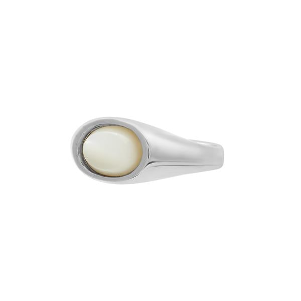 White Mother of Pearl Ring
